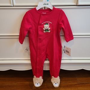 Baby's 1st Christmas Bodysuit/Footie